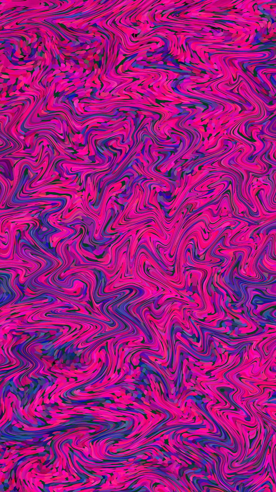 Verge Style Psychedelic Liquid Abstract Pattern in Neon Pink and Purple HD phone wallpaper