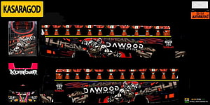 Dawood Rise of a Don Bus Livery Design with Combat Branding and Red Accents HD wallpaper