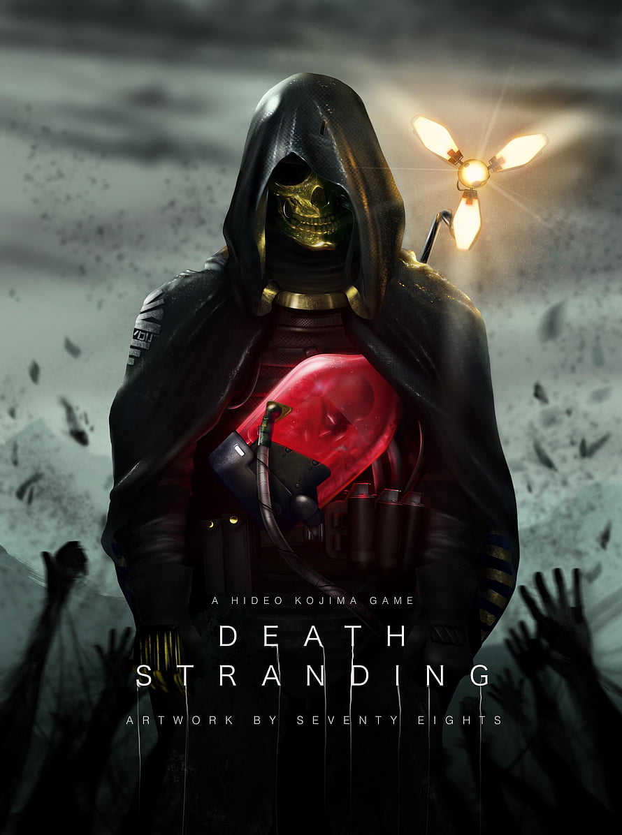 Higgs Character Artwork from Death Stranding by Seventy Eights HD phone wallpaper
