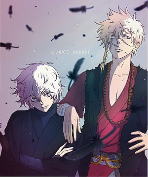 Gabimaru and Yuzuriha from Hell's Paradise Jigokuraku Anime Illustration HD phone wallpaper