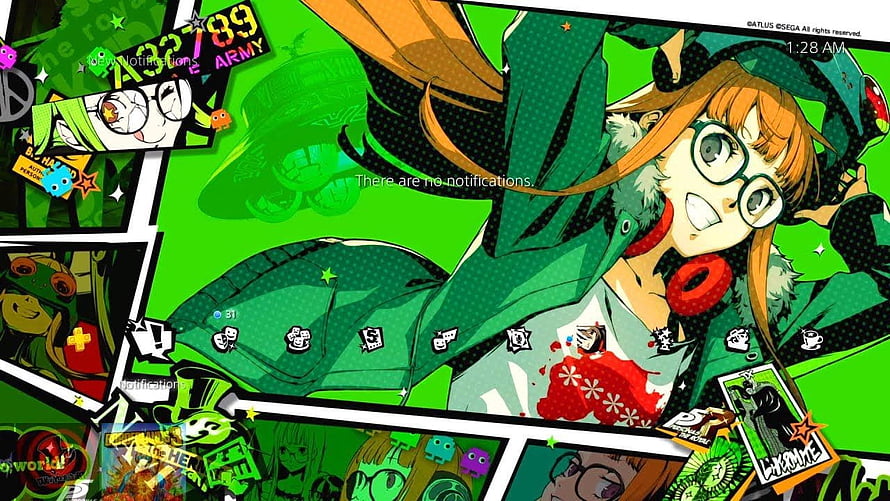 Persona 5 Royal Futaba Sakura Green Anime Wallpaper HD wallpaper