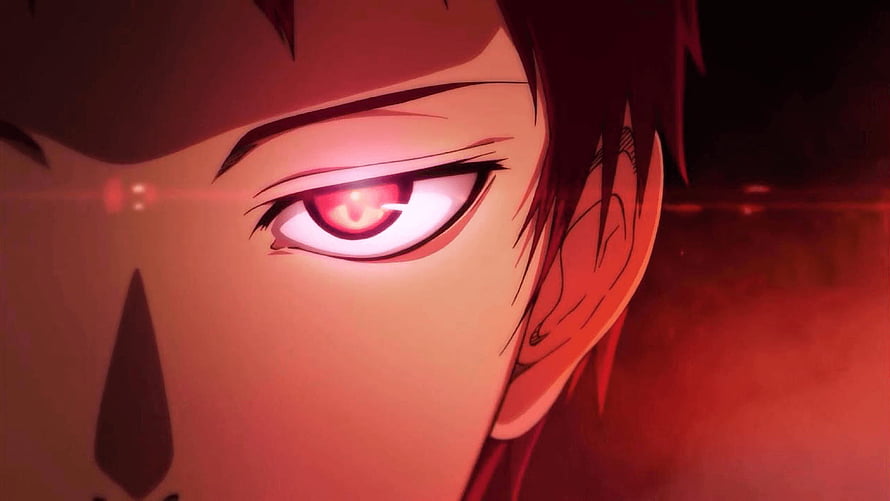 Akashi Seijuro Emperor Eye Close-Up from Kuroko no Basket Anime HD wallpaper