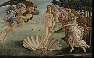 Sandro Botticelli's The Birth of Venus Renaissance Masterpiece HD wallpaper