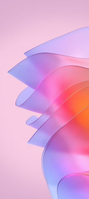 Oppo Reno 7 Pro Abstract Gradient Wallpaper with Soft Pastel 3D Shapes HD phone wallpaper