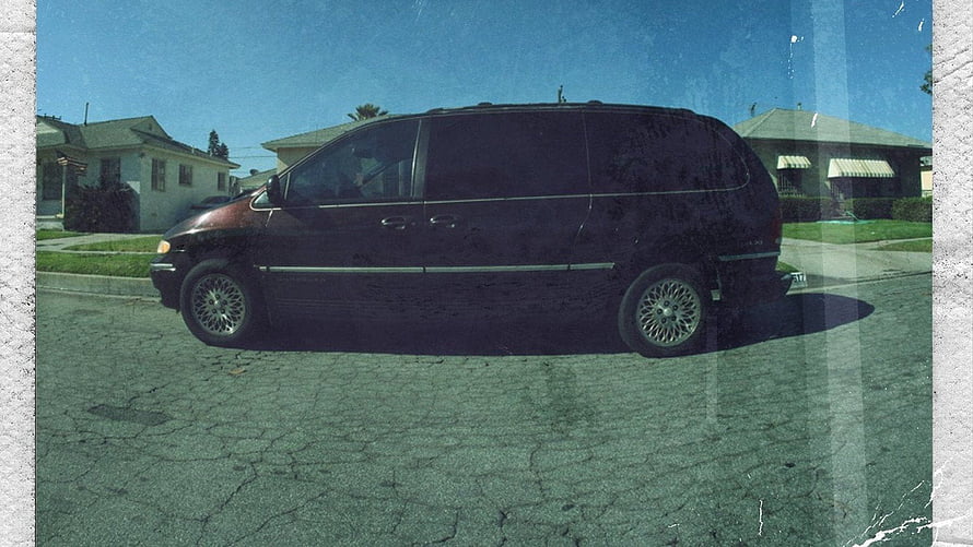 Kendrick Lamar Good Kid M.A.A.D. City Album Artwork Featuring Black Minivan HD wallpaper