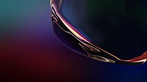 Sleek Galaxy Book Flex Laptop Edge with Iridescent Reflections on Dark Gradient Background HD wallpaper