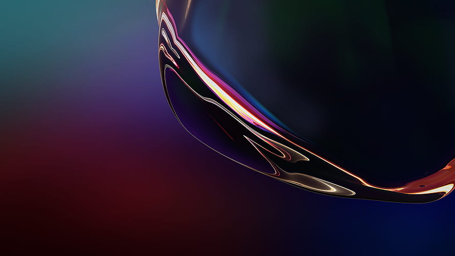 Sleek Galaxy Book Flex Laptop Edge with Iridescent Reflections on Dark Gradient Background HD wallpaper