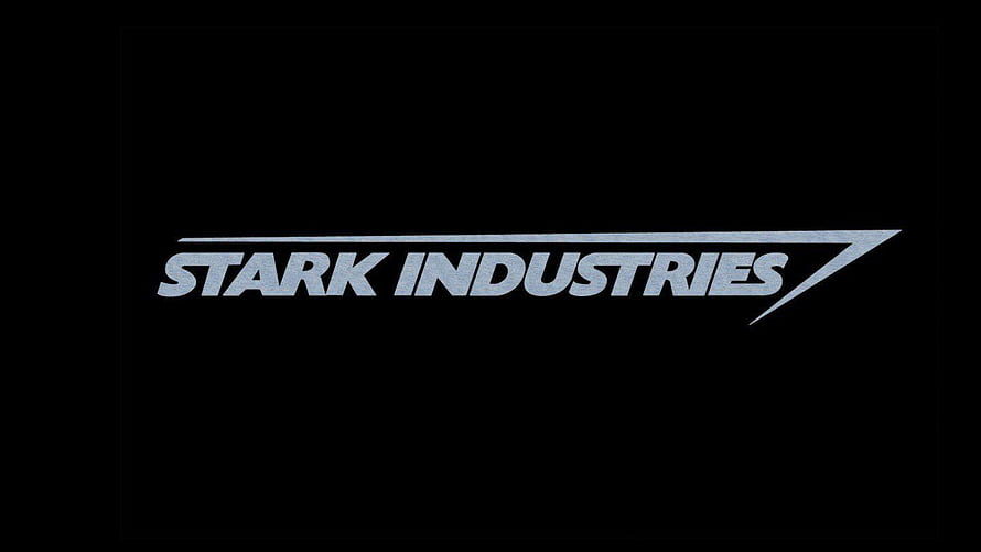 Stark Industries Logo on Black Background from the Iron Man Franchise, Stark Industries Logo, iron man stark industries HD wallpaper