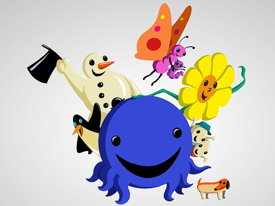 Oswald the Lucky Rabbit Cartoon Characters Group Illustration HD wallpaper
