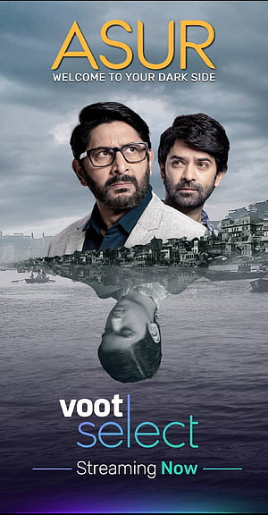 Asur Web Series Poster Featuring Two Men and Water Reflection HD phone wallpaper