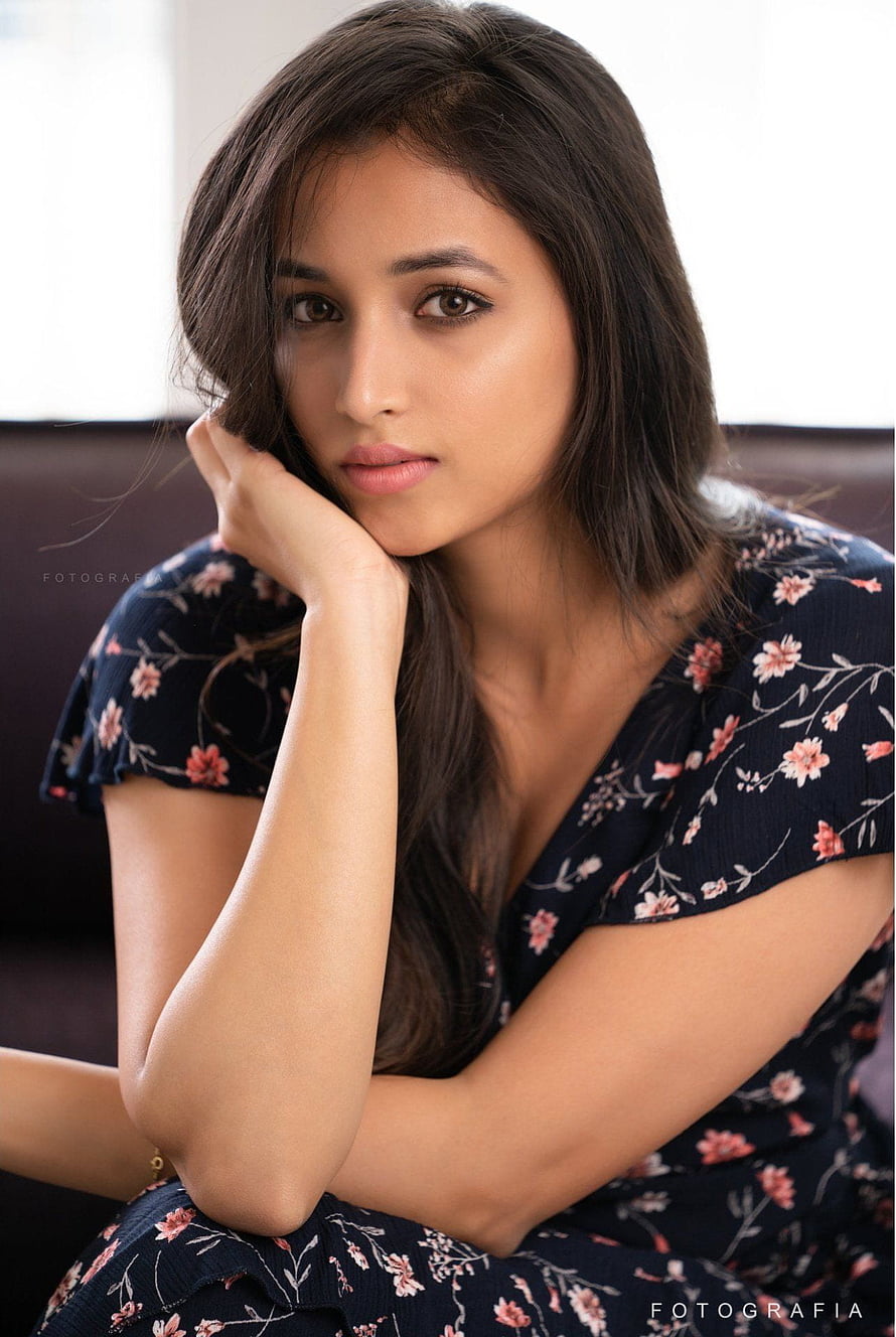 Srinidhi Shetty Portrait in Floral Dress with Soft Studio Lighting HD phone wallpaper