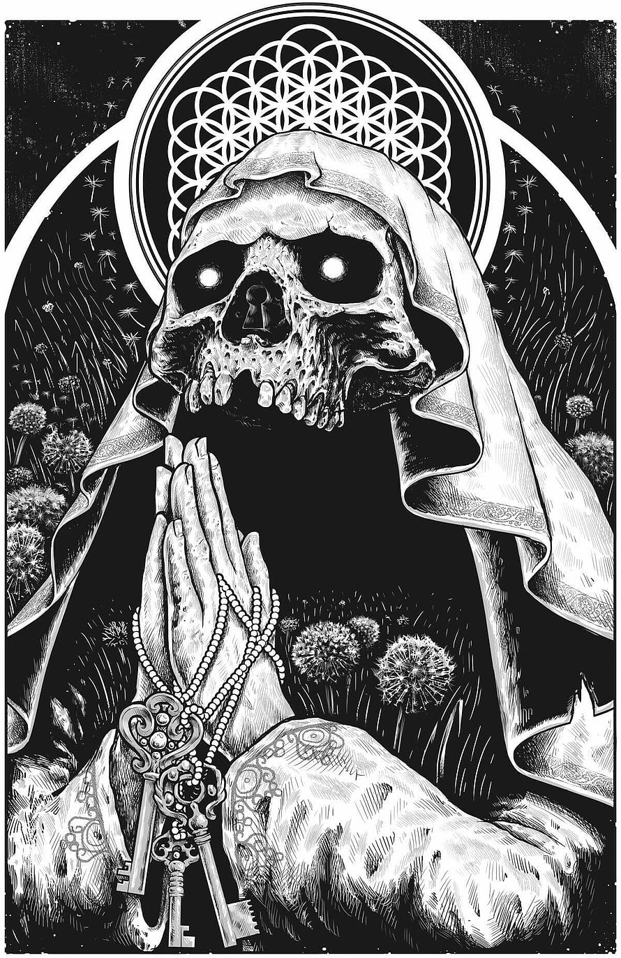 Sempiternal Skull Illustration by Bring Me The Horizon HD phone wallpaper