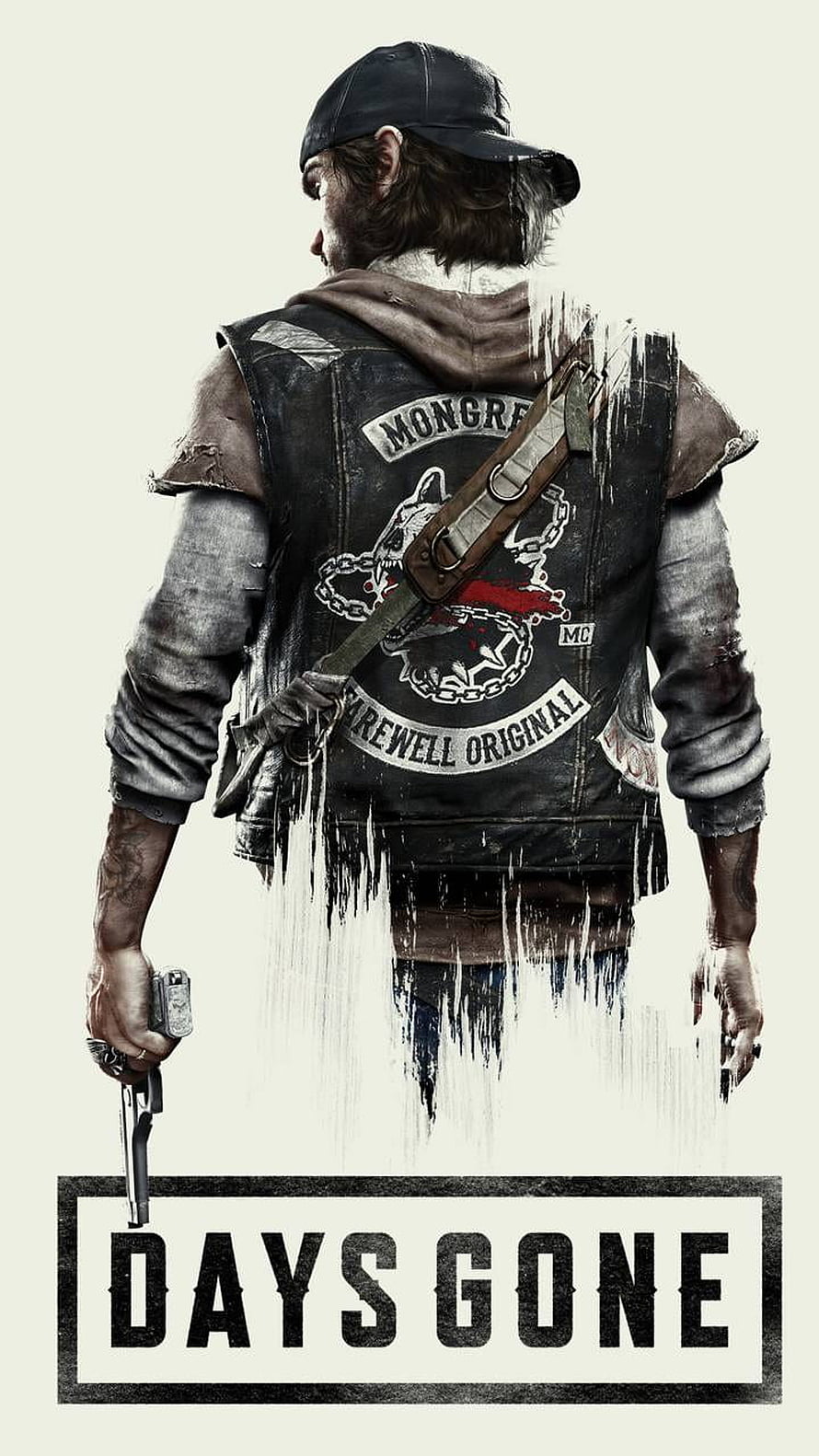 Days Gone Video Game Poster Featuring Deacon St. John in Mongrel MC Vest HD phone wallpaper