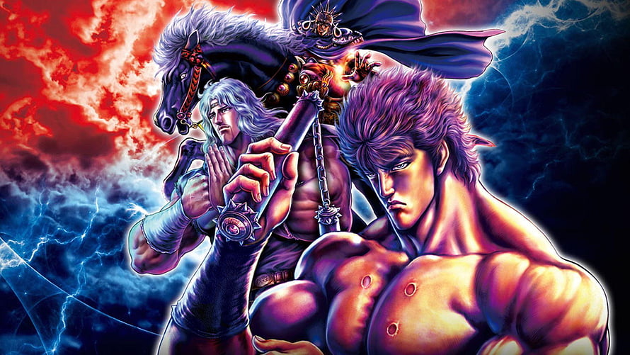 Fist of the North Star: Kenshiro, Toki, and Raoh in Dramatic Anime Illustration HD wallpaper