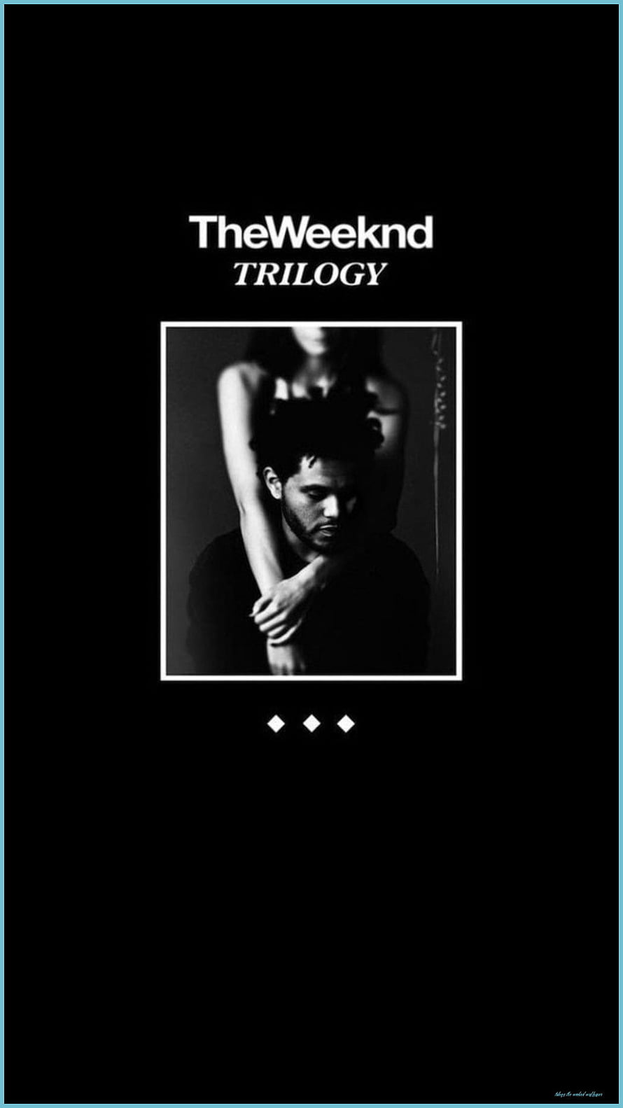 The Weeknd Trilogy Black and White Album Art Poster HD phone wallpaper