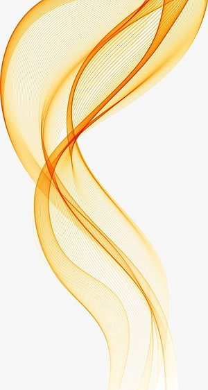 Elegant Flowing Orange and Yellow Abstract Ribbons on White Background HD phone wallpaper