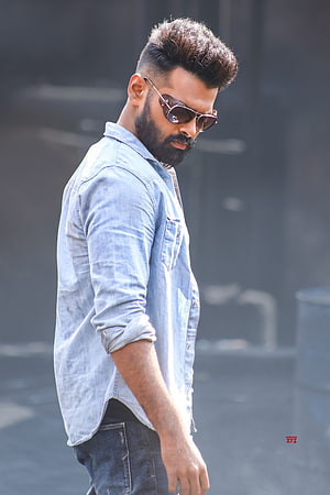 ISmart Shankar Still Featuring Hero Ram in Denim Shirt and Sunglasses HD phone wallpaper