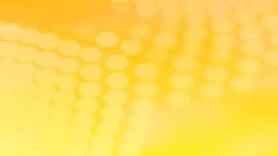 Soft Yellow Hexagonal Honeycomb Pattern with Blurred Bokeh Effect HD wallpaper