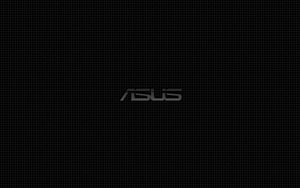 Minimalist ASUS TUF Gaming Logo on Dark Carbon Fiber Texture Background HD wallpaper
