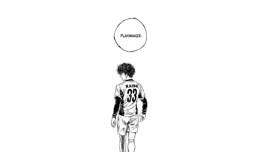 Kaido Playmaker Ao Ashi Manga Panel HD wallpaper