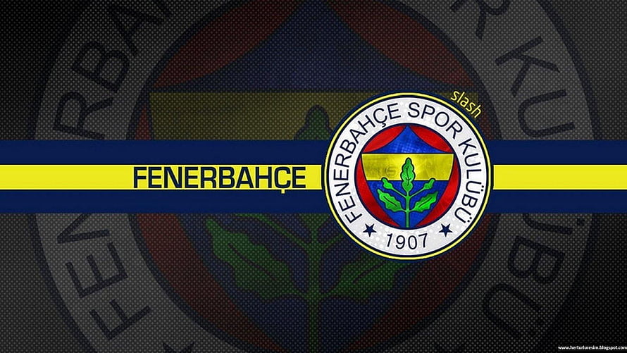 Fenerbahçe Spor Kulübü Official Club Crest and Emblem Design HD wallpaper