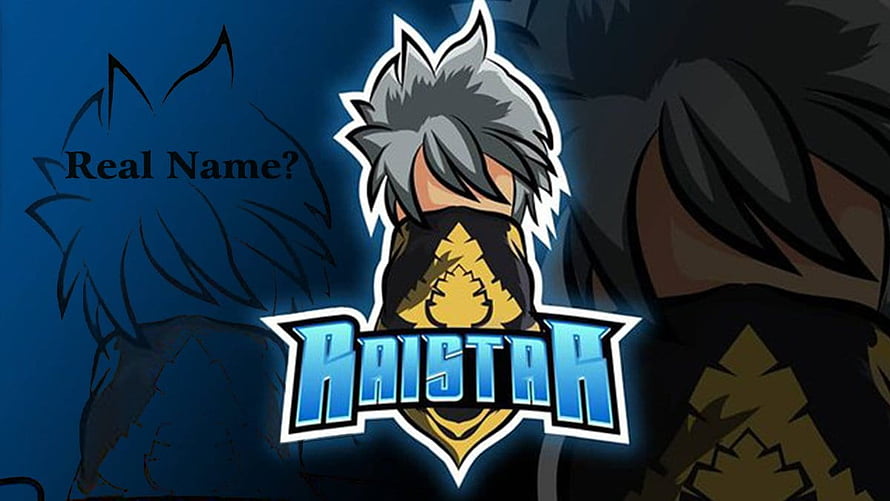 RaiStar Fire Character Portrait with Stylized Logo and Mysterious Identity Theme HD wallpaper