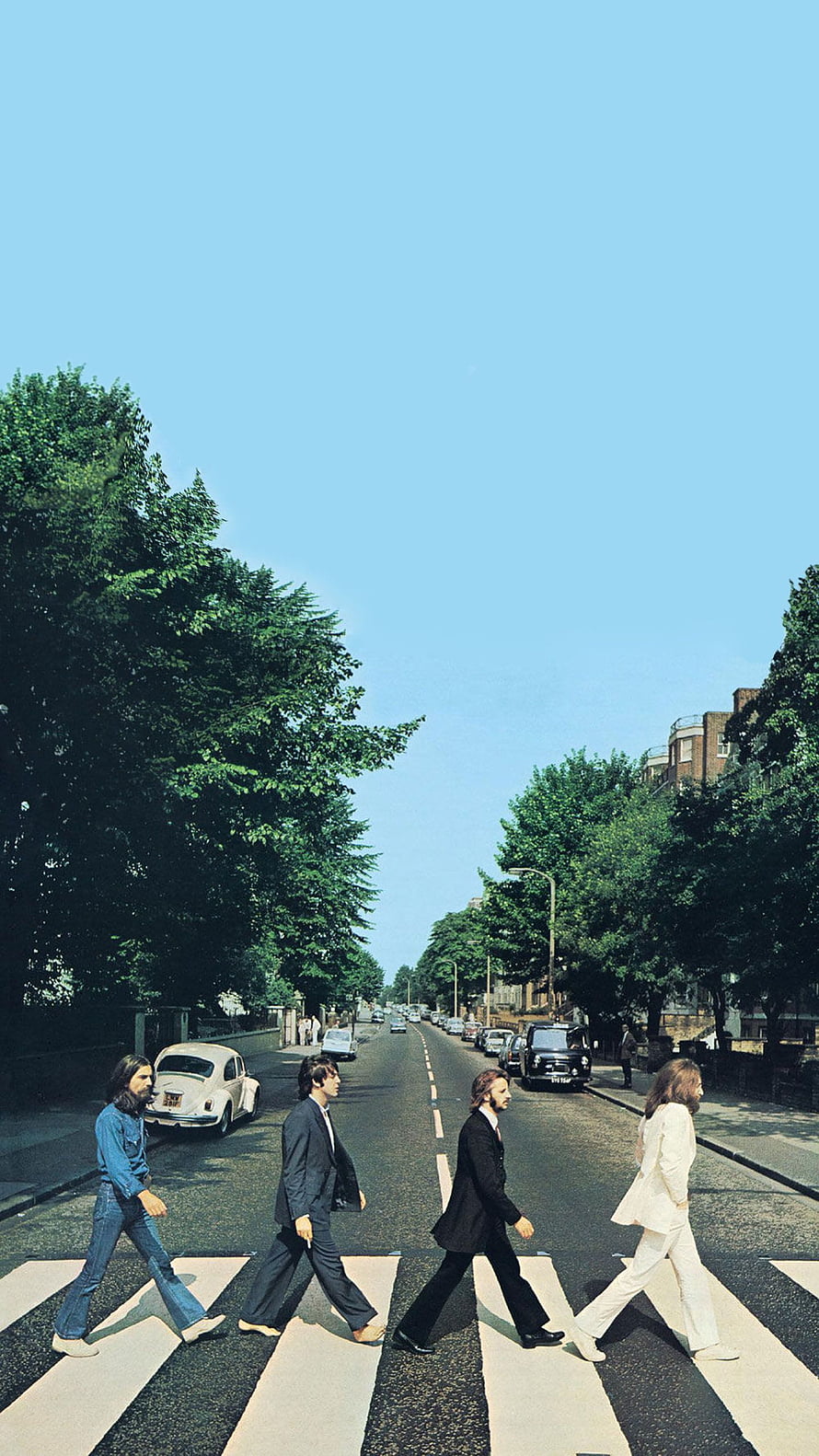 The Beatles Abbey Road Crosswalk Cover Art HD phone wallpaper