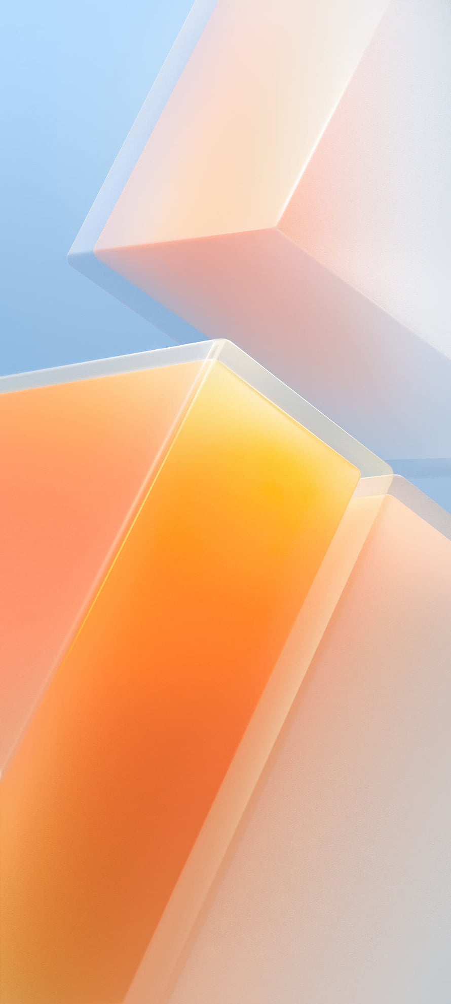 iQOO Neo 6 SE Abstract Geometric Gradient Wallpaper with Soft Pastel Tones HD phone wallpaper