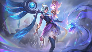 Lunox Dawn Revelation Skin Artwork From Mobile Legends Bang Bang HD wallpaper