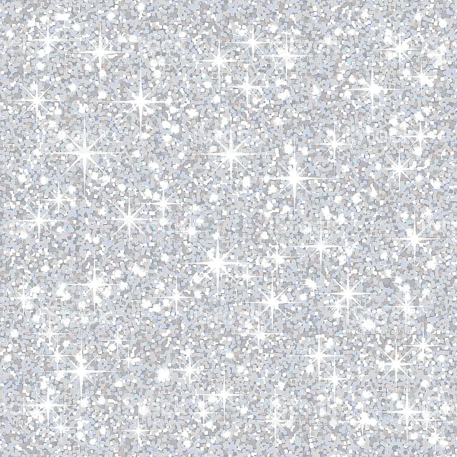 Silver Glitter Texture with White Sparkle Starburst Pattern HD phone wallpaper