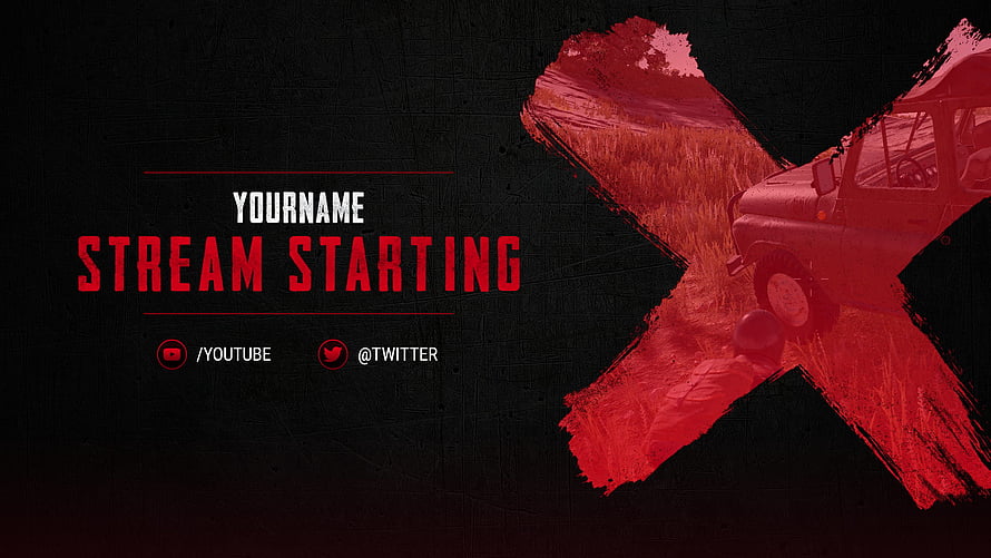 PUBG Battlegrounds Stream Starting Soon Overlay Template HD wallpaper