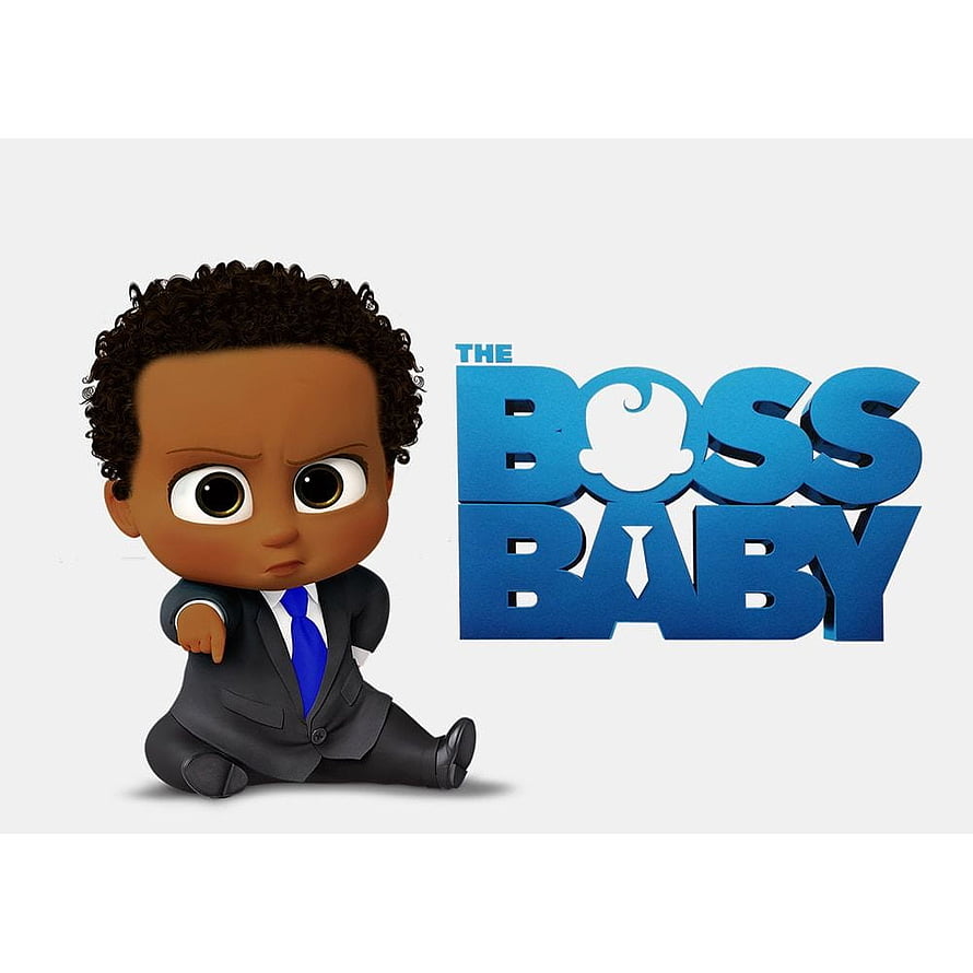 The Boss Baby Character in a Business Suit with Official Movie Logo HD phone wallpaper