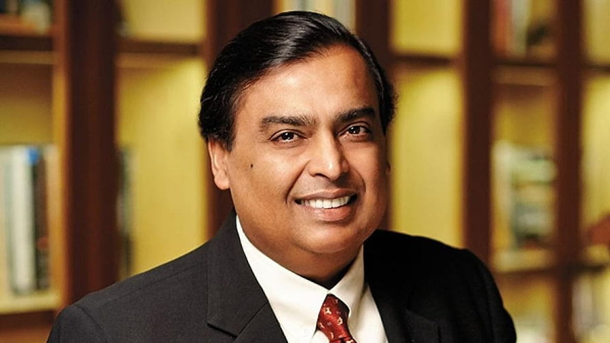 Mukesh Ambani Professional Portrait in Suit and Tie HD wallpaper