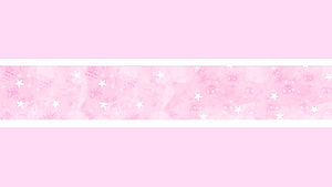 Soft Pink Aesthetic Banner With Star Accents and Subtle Anime Eye Pattern HD wallpaper