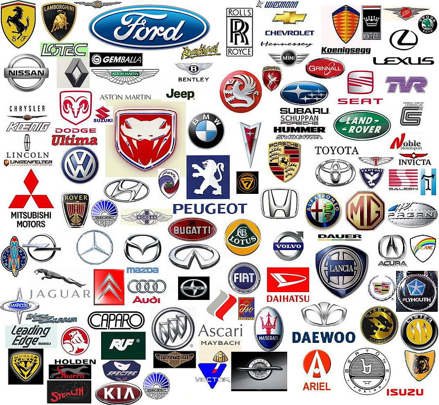 Comprehensive Collection of Global Automotive Brand Logos and Emblems HD wallpaper