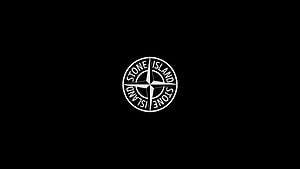 Stone Island Compass Logo on Black Background Minimalist Brand Emblem HD wallpaper