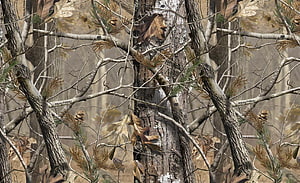 Realtree Camouflage Pattern Featuring Dense Forest Branches and Bark Texture HD wallpaper