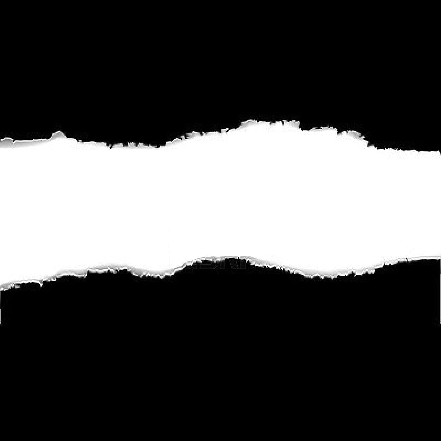 Torn White Paper Edge Texture on Black Background HD phone wallpaper