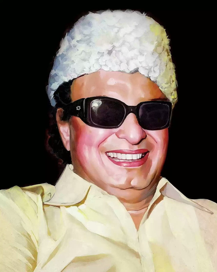 MGR Portrait in White Fur Hat and Sunglasses HD phone wallpaper
