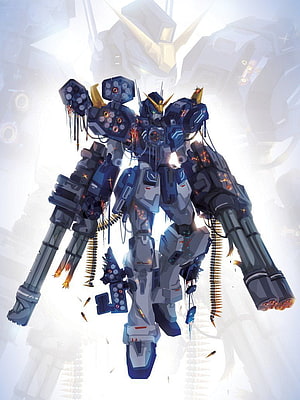Gundam Heavyarms Heavy Weapon Mobile Suit Concept Art HD phone wallpaper