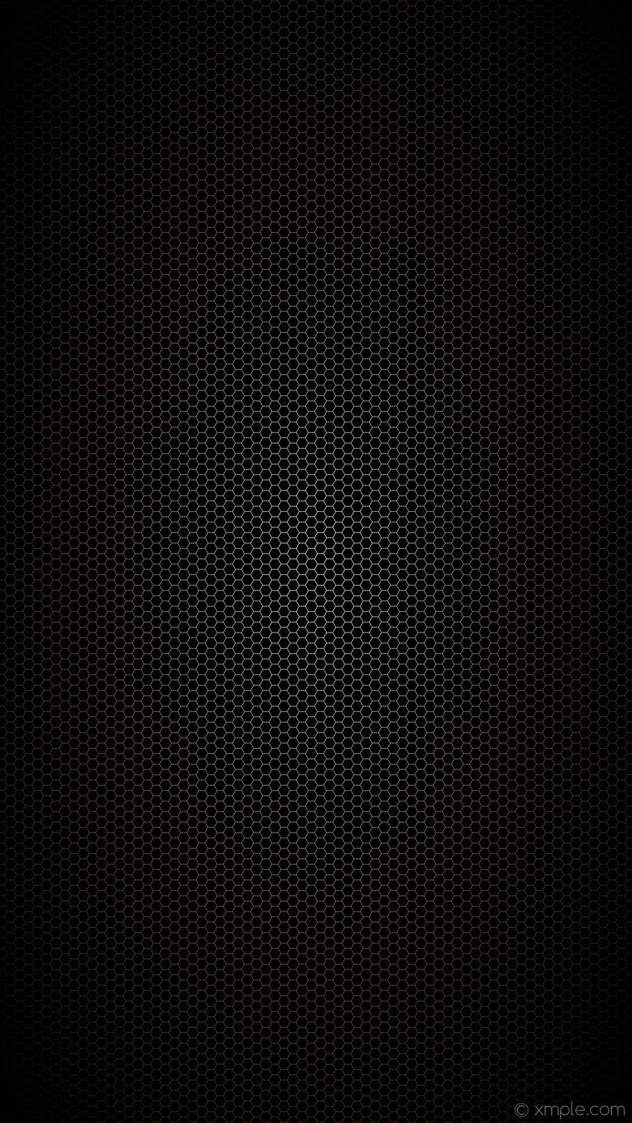 Dark Hexagonal Mesh Pattern with Subtle Center Glow and Vignette HD phone wallpaper