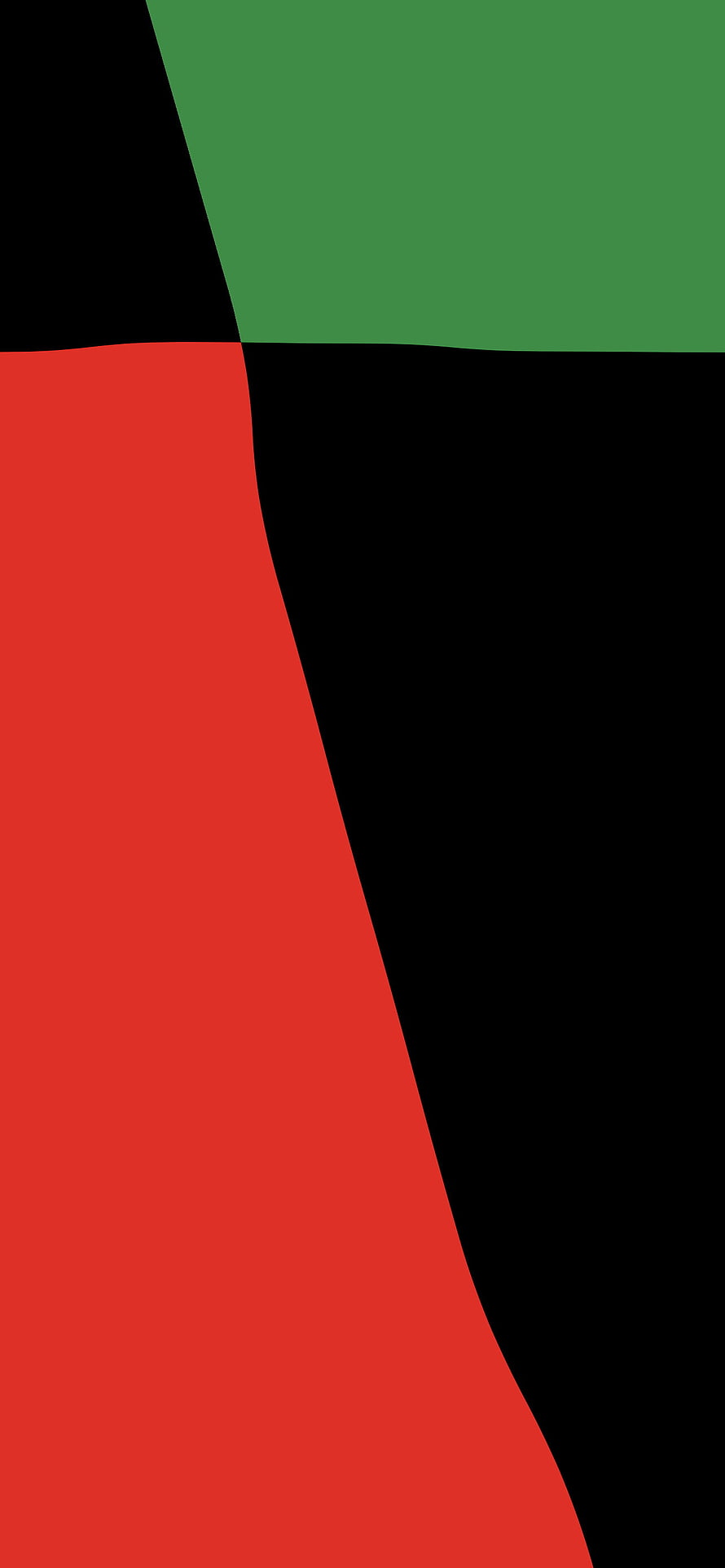 Abstract Geometric Color Block Design with Red Green and Black Shapes HD phone wallpaper