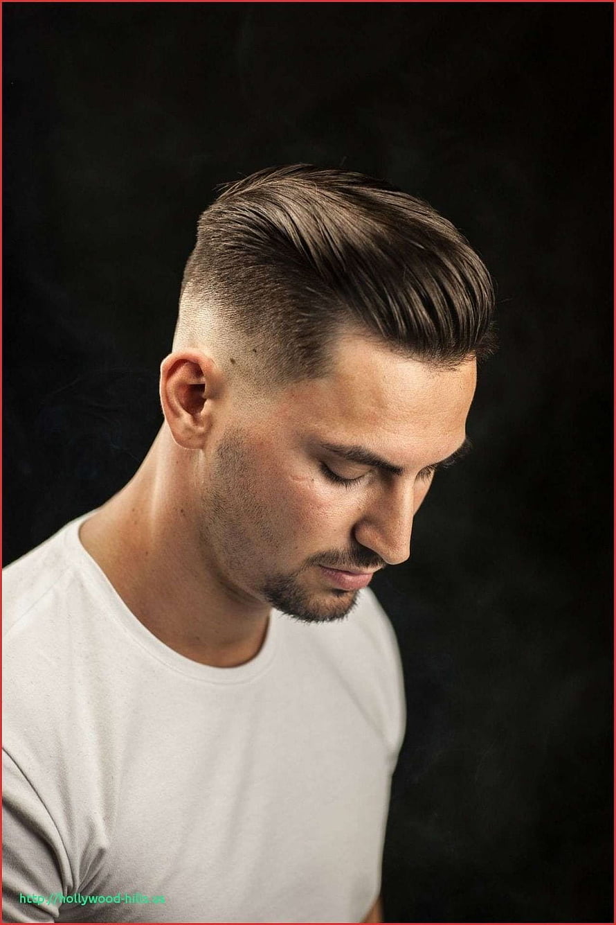 Modern Men's Side Part Fade Haircut with Short Beard and White T-Shirt HD phone wallpaper