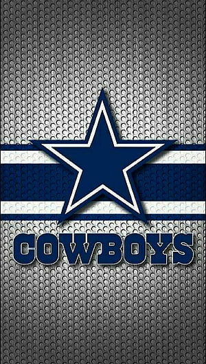 Dallas Cowboys Star Logo on Textured Metal Background with Team Name HD phone wallpaper