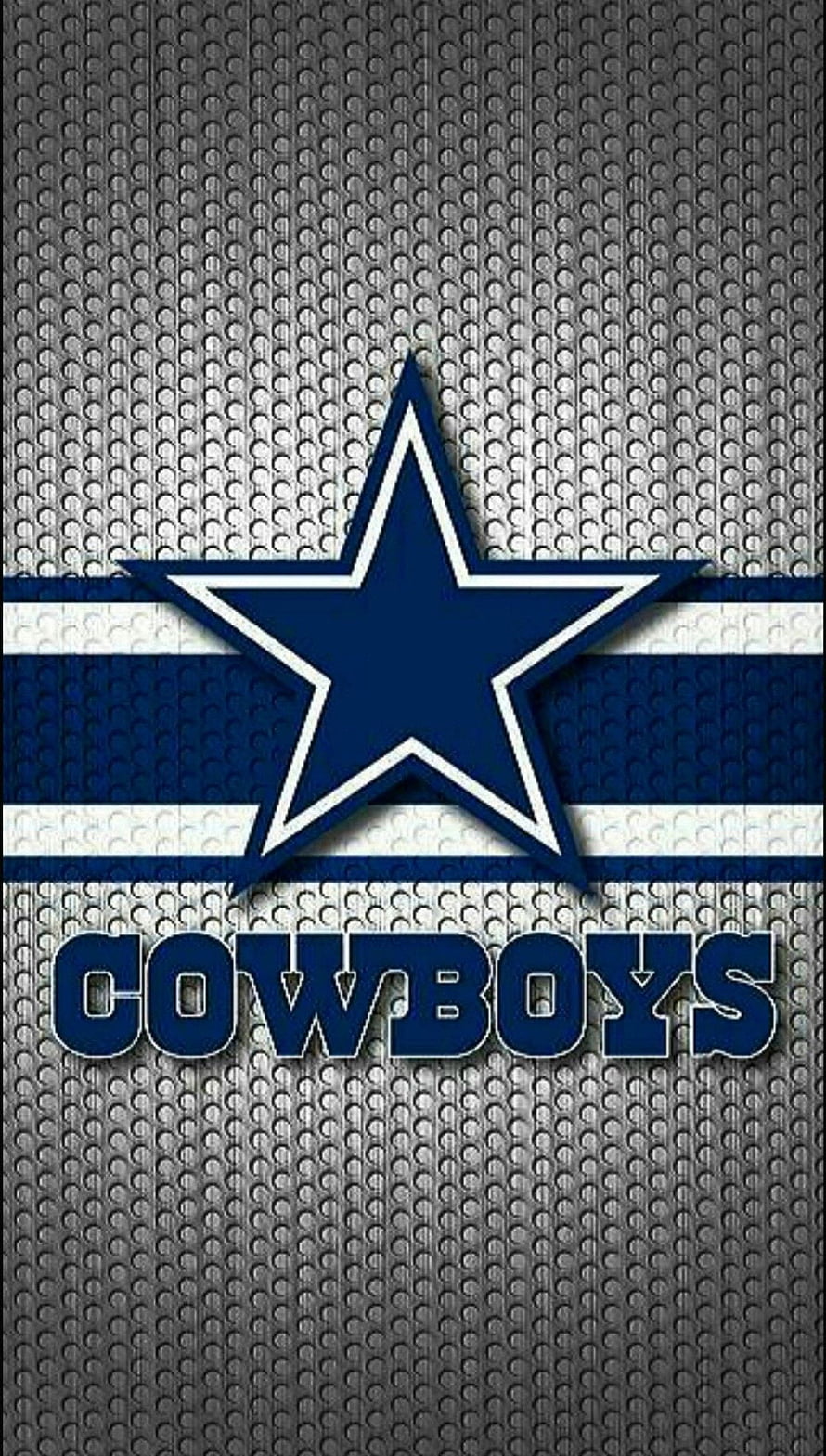 Dallas Cowboys Star Logo on Textured Metal Background with Team Name HD phone wallpaper