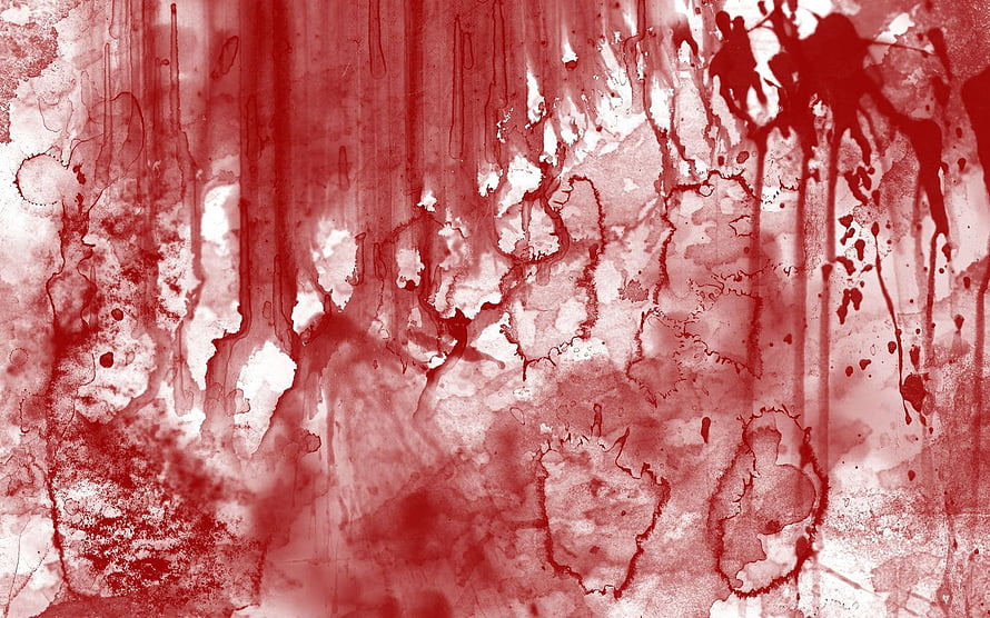 Abstract Red Blood Splatter and Dripping Texture Background HD wallpaper