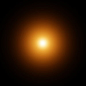 Warm Golden Light Glow on Black Background, Soft Radial Gradient and Luminous Orb Effect HD phone wallpaper
