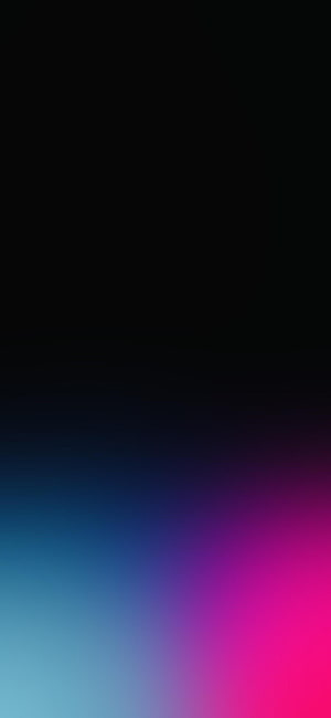 Dark AMOLED Gradient with Cyan and Magenta Glow on Black Background HD phone wallpaper