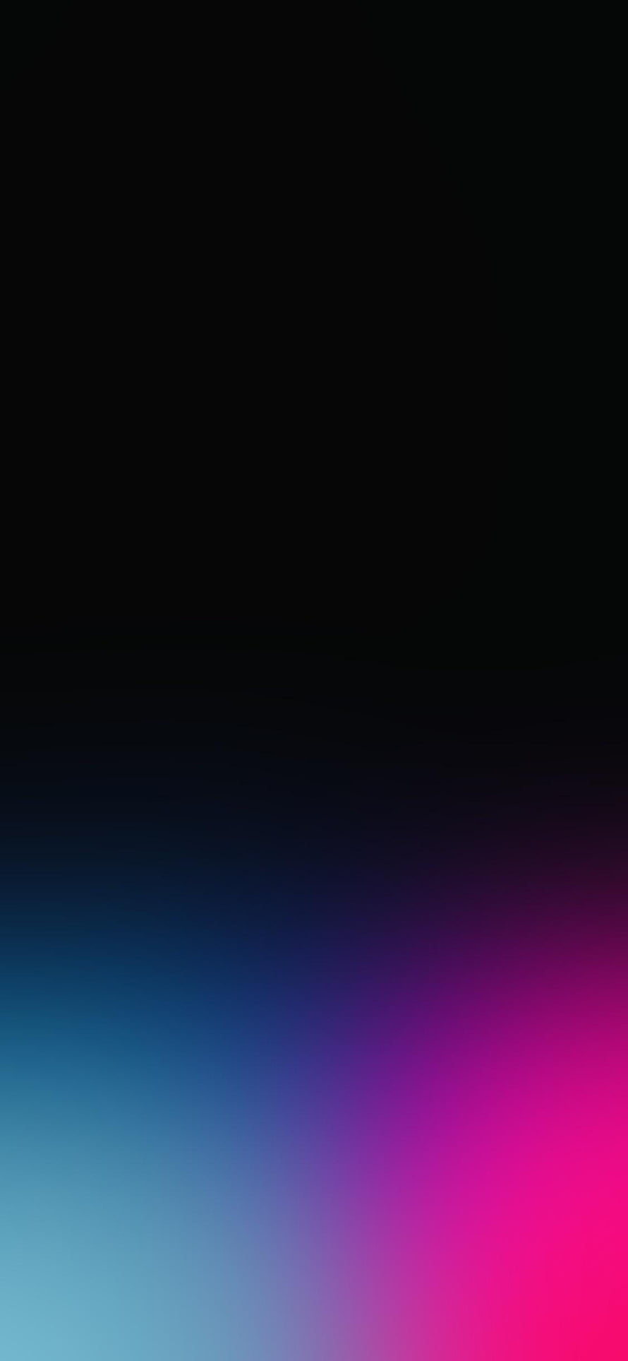 Dark AMOLED Gradient with Cyan and Magenta Glow on Black Background HD phone wallpaper