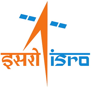ISRO Indian Space Research Organisation Official Logo with Satellite Icon HD wallpaper